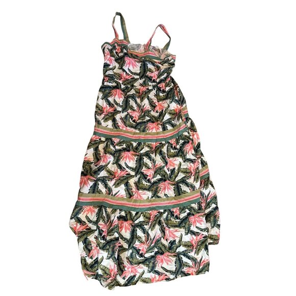 🌴 LOFT Tropical Print Dress – Linen Viscose Blend – Size 6 (#316) - Picture 8 of 12